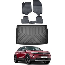 Ko Kaliteoto Opel Mokka Elektirikli 2025 Model Üst Bagaj Havuzu Araca Özel Siyah Paspas Takımı