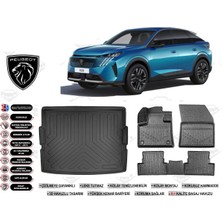 Ko Kaliteoto Peugeot 3008 Hybrid 2025 Model Alt Bagaj Havuzu Araca Özel Siyah Kokusuz Havuzlu Paspas Takımı