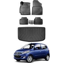 Ko Kaliteoto Hyundai I10 2015 Model Bagaj Havuzu Araca Özel Siyah Paspas Takımı