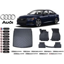 Ko Kaliteoto Audi A6 2024 Model Bagaj Havuzu Araca Özel Siyah Ekstra Havuzlu Paspas Takımı