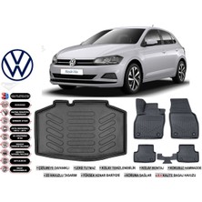 Ko Kaliteoto Volkswagen Polo Impression 2018 Model Bagaj Havuzu Araca Özel Siyah Kokusuz Havuzlu Paspas Takımı