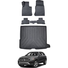 Ko Kaliteoto Mercedes Glc Suv 2020 Model Bagaj Havuzu Araca Özel Siyah Paspas Takımı