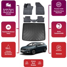 Ko Kaliteoto Fiat Egea Hatchback 2019 Model Tamir Kitli Bagaj Havuzu+4d Araca Özel Havuzlu Paspas Takımıı Maxii