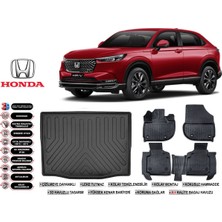 Honda Hrv 2025 Model Bagaj Havuzu Araca Özel Siyah Ekstra Havuzlu Paspas Takımı