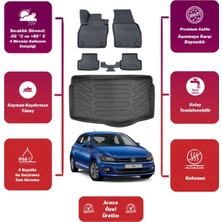 Volkswagen Polo 2017 Model Alt Bagaj Havuzu+4d Araca Özel Havuzlu Paspas Takımıı Maxii