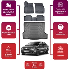 Renault Symbol 2013 Model Bagaj Havuzu+4d Araca Özel Havuzlu Paspas Takımıı Maxii