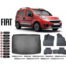 Fiat Fiorino 2007 Model Bagaj Havuzu Araca Özel Siyah Ekstra Havuzlu Paspas Takımı