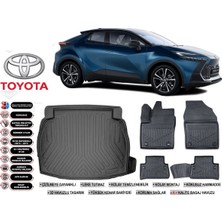Toyota C-Hr 2025 Model Ses Sistemli Bagaj Havuzu Araca Özel Siyah Kokusuz Havuzlu Paspas Takımı