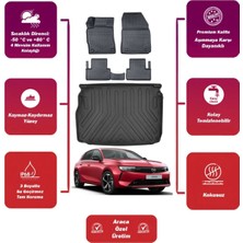 Opel Astra L 2024 Model Üst Bagaj Havuzu+4d Araca Özel Havuzlu Paspas Takımıı Maxii