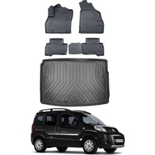 Citroen Nemo 2009 Model Bagaj Havuzu Araca Özel Siyah Paspas Takımı