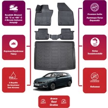 Fiat Egea Hatchback 2025 Model Ince Stepne Bagaj Havuzu+4d Araca Özel Havuzlu Paspas Takımıı Maxii