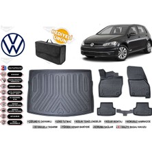 Volkswagen Golf 7 2019 Model Bagaj Havuzu+Paspas Seti Profesyonel Serisi Hediyeli