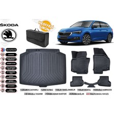 Skoda Scala 2024 Model Bagaj Havuzu+Paspas Seti Profesyonel Serisi Hediyeli