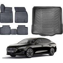 Ford Focus 5 Sedan 2021 Model Tamir Kitli Bagaj Havuzu Paspas Takımı Maxi Eva Serisi