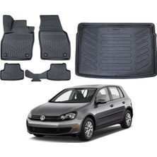 Volkswagen Golf 6 2008 Model Bagaj Havuzu Paspas Takımı Maxi Eva Serisi