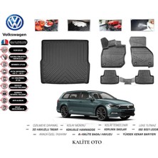 Volkswagen Passat B8 Stw Variant 2021 Model 3D Bagaj Havuzu+4d Havuzlu Paspas Setii
