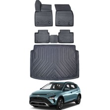 Hyundai Bayon 2024 Model Bagaj Havuzu Araca Özel Siyah Paspas Takımı