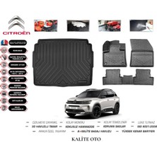 Citroen C5 Aircross 2020 Model 3D Bagaj Havuzu+4d Havuzlu Paspas Seti