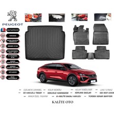 Peugeot 408 2023 Model 3D Bagaj Havuzu+4d Havuzlu Paspas Seti