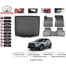 Toyota Corolla Cross 2022 Model  Uyumlu Bagaj Havuzu+4d Havuzlu Paspas Setii