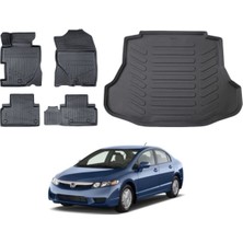 Honda Civic 2009 Model Bagaj Havuzu Paspas Takımı Maxi Eva Serisi