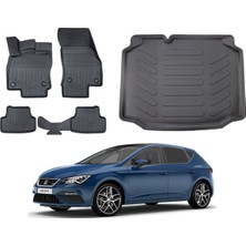Seat Leon 2013 Model Bagaj Havuzu Paspas Takımı Maxi Eva Serisi