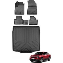 Citroen C4X 2023 Model Bagaj Havuzu+Araca Özel Üretim 3D Havuzlu Paspas
