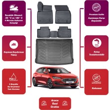 Focus Hatchback 2019 Model Tamir Kitli Bagaj Havuzu+4d Araca Özel Havuzlu Paspas Takımıı Maxii