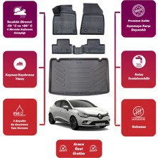 Renault Clio 4 2013 Model Bagaj Havuzu+4d Araca Özel Havuzlu Paspas Takımıı Maxii