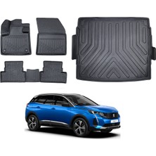 Peugeot 3008 2019 Model 3D Üst Bagaj Havuzu+Paspas Takımı
