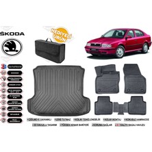Skoda Octavia 2001 Model Bagaj Havuzu+Paspas Seti Profesyonel Serisi Hediyeli