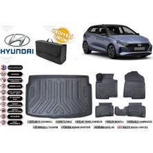 Hyundai I20 2023 Model Bagaj Havuzu+Paspas Seti Profesyonel Serisi Hediyeli