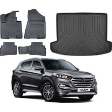 Hyundai Tucson 2017 Model 3D Bagaj Havuzu+Paspas Takımı