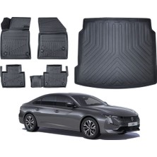Peugeot 508 2022 Model 3D Bagaj Havuzu+Paspas Takımı