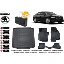 Skoda Superb 2025 Model Bagaj Havuzu+Paspas Seti Profesyonel Serisi Hediyeli
