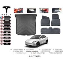 Tesla Model Y 2022 Model 3D Bagaj Havuzu+4d Havuzlu Paspas Setii