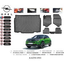 Opel Mokka 2023 Model 3D Bagaj Havuzu+4d Havuzlu Paspas Setii