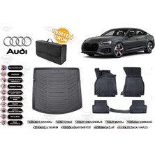 Audi A5 2024 Model Bagaj Havuzu+Paspas Seti Profesyonel Serisi Hediyeli