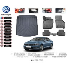Volkswagen Passat B8 2018 Model 3D Bagaj Havuzu+4d Havuzlu Paspas Setii