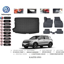 Volkswagen T-Cross 2023 Model 3D Bagaj Havuzu+4d Havuzlu Paspas Seti