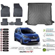 Renault Express 2024 Model Esnek Bagaj Havuzu Paspası Araca Özel Siyah Kokusuz Paspas Takımı