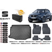 Seat Arona 2018 Model Alt Bagaj Havuzu+Paspas Seti Profesyonel Serisi Hediyeli