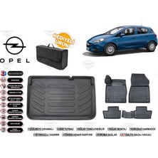 Opel Corsa E 2017 Model Bagaj Havuzu+Paspas Seti Profesyonel Serisi Hediyeli