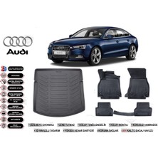 Audi A5 2012 Model Bagaj Havuzu Araca Özel Siyah Kokusuz Havuzlu Paspas Takımı