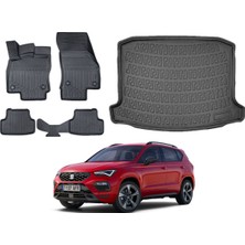 Seat Ateca 4x2 2024 Model Bagaj Havuzu Paspas Takımı Maxi Eva Serisi