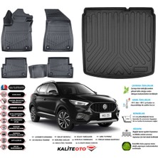 Mg Zs 2023 Model Alt Esnek Bagaj Havuzu Araca Özel Siyah Paspas Takımı