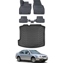 Volkswagen Bora 2001 Model Bagaj Havuzu Araca Özel Siyah Paspas Takımı