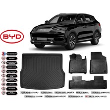 Byd Seal-U 2025 Model Bagaj Havuzu Araca Özel Siyah Kokusuz Havuzlu Paspas Takımı