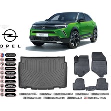 Opel Mokka Elektirikli 2023 Model Alt Bagaj Havuzu Araca Özel Siyah Ekstra Havuzlu Paspas Takımı