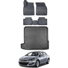 Opel Astra J Sedan 1,4 2023 Model Bagaj Havuzu Araca Özel Siyah Paspas Takımı